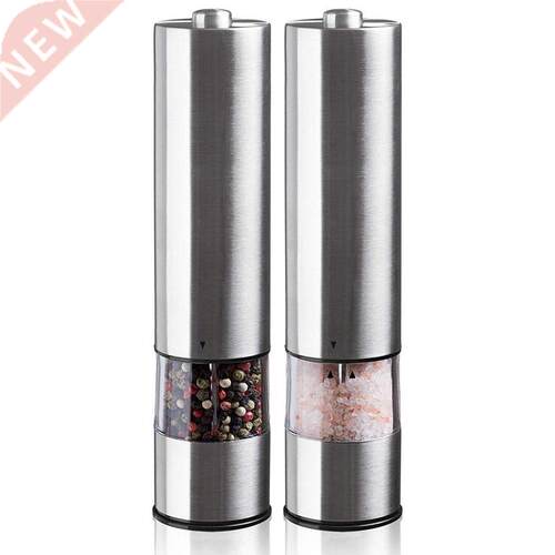 Electric Salt And Pepper Grinding Unit (2 Packs) -
