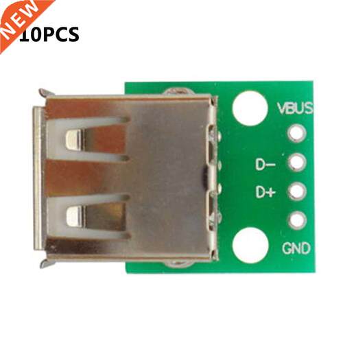 10Pcs Micro USB to DIP 2.54mm PCB Board Adapter Converter Mo