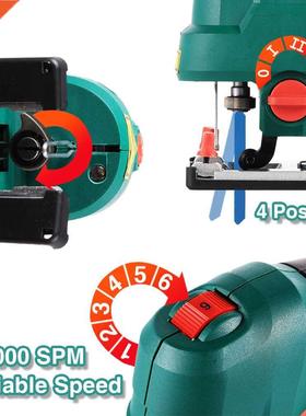 800W Variable Speed Laser Jig Saw LED Light Multi-function