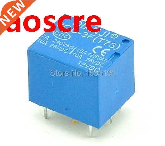 10PCS 5Pin 12V The relay JQC-3F T73-12V relay New and or