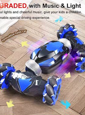 4WD 2.4GHz RC Car Remote Control Stunt Vehicle Gesture Induc