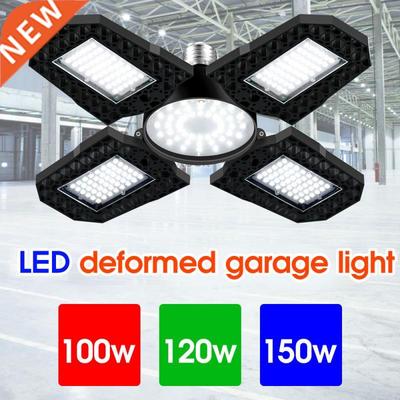 LED Garage Lights High Bay Workshop Ceiling Warehouse Lighti