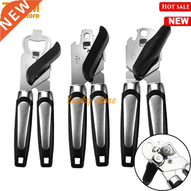 3in1 Stainless steel safety can opener Bottle Jar Lid opener