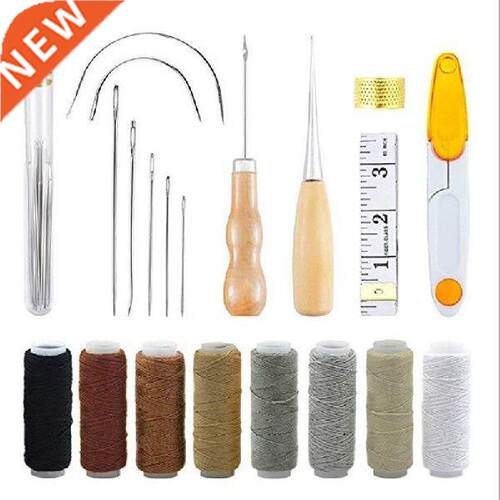 Leather Sewing Shoes Repair Tool Sets Awl Hand Stitching