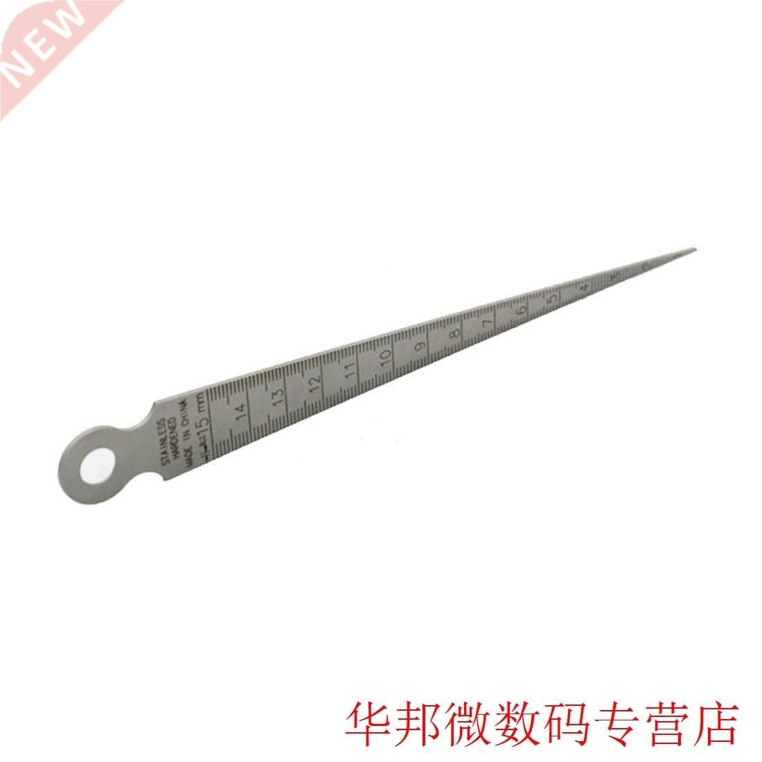 Stainless Steel 1-15mm Metric Taper Gauge Aperture Scale