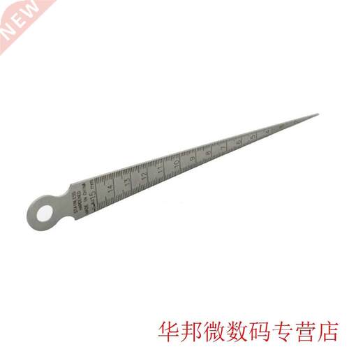 Stainless Steel 1-15mm Metric Taper Gauge Aperture Scale