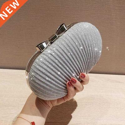 FGGS-Wedding Bridal Beaded Women Evening Bag Chain Shoulder