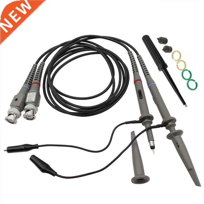 2Pcs P6100 Oscilloscope Scope Clip Probe 100MHz Analyzer All