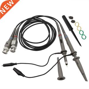 2Pcs P6100 Oscilloscope Scope Clip Probe 100MHz Analyzer All