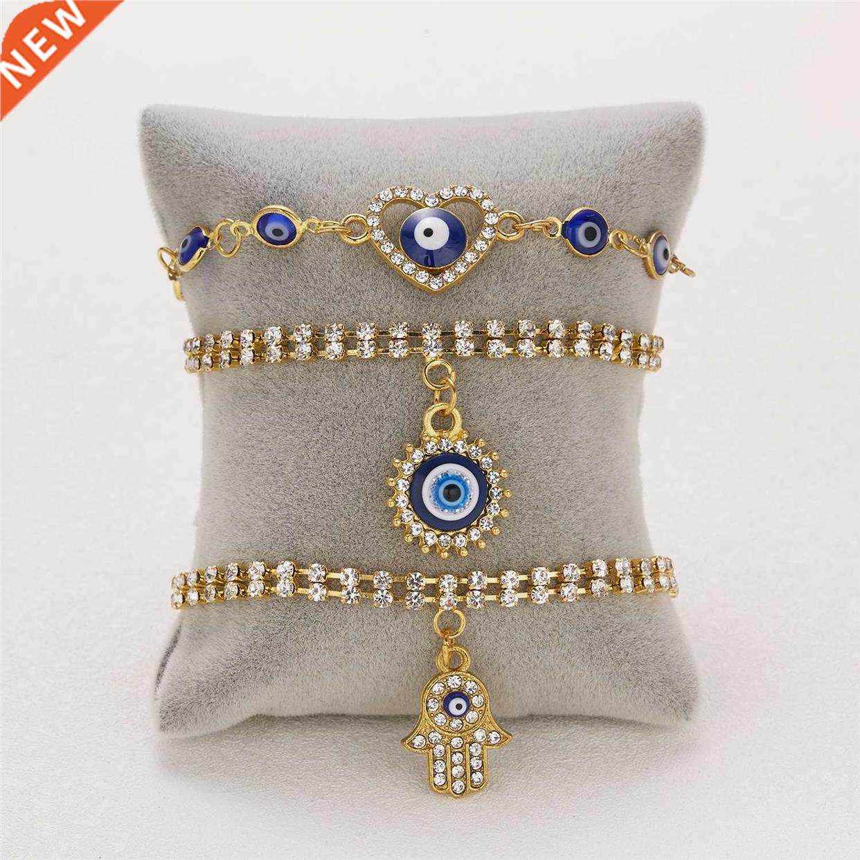 Classic Turkish Evil Eye Bracelet for Women Luxury AAA Cubic