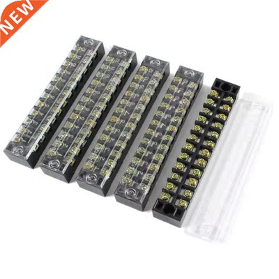 5 Pcs 600V 15A 12 Positions 12P Dual Rows Covered Barrier Sc