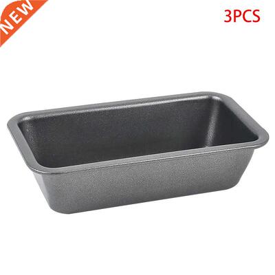 3pcs Loaf Pan Rectangle Toast Bread Mold Cake Mold Carbon