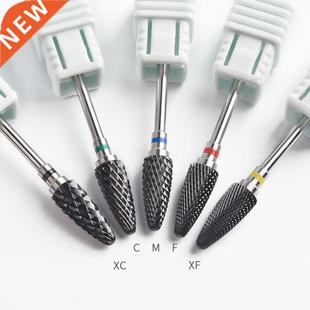5 Type Black Ceramic Nail Drill Bits Milling Cutter For Rot