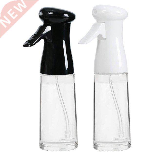 2Pcs Oil Sprayer For Cooking Olive Food Safe Glass Bottle Le
