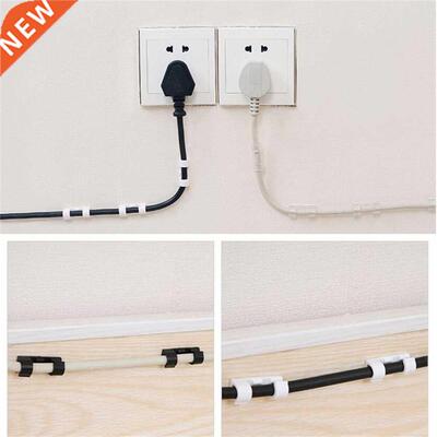 20pc Cable Organizer Clips Cable Management Desktop Workstat