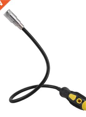 LED lights and magnetically flexible magnetic pickups