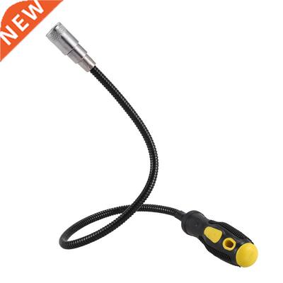 LED lights and magnetically flexible magnetic pickups