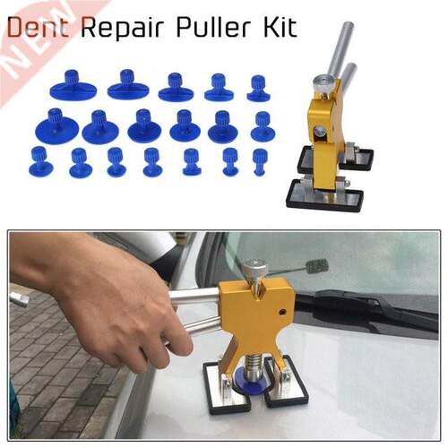 Car Body Paintless Dent Lifter Repair Tool Puller + 18 Tabs