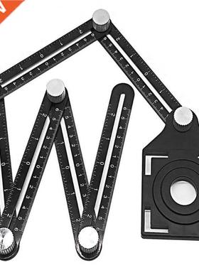 Multi Angle Tool, Six-Sided Universal Ruler, Tile Holes Meas
