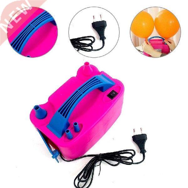 1x Portable Dual Nozzle Electric Balloon Pump Inflator