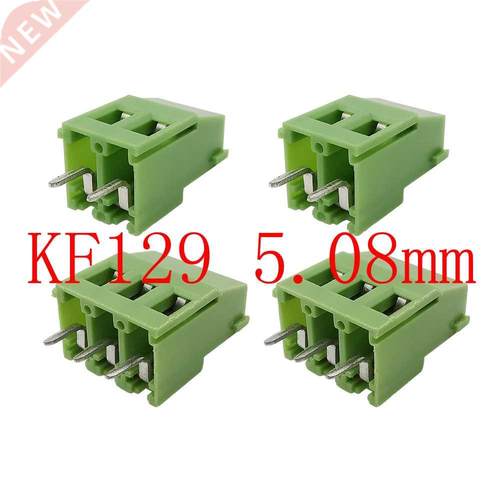 10Pcs 5.08mm/0.2 Inch KF129 2Pin 3Pin Straight Needle PCB Sc