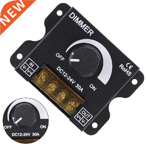 1Pc DC12V-24V LED Dimmer 30A 360W Adjustable Strip for