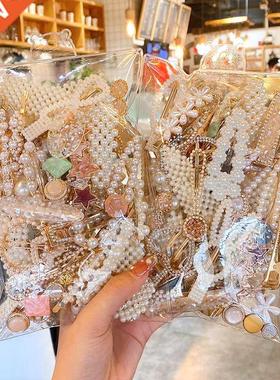 Luokey Korea Style Fashon Pearl Har Clp Romantc Weddng