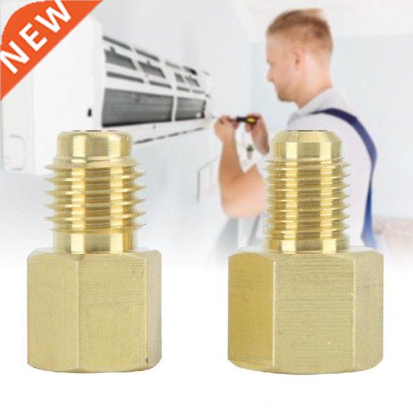 2Pcs 1/2ACME Brass Refrigeration Adapter Refrigerant Vacuum