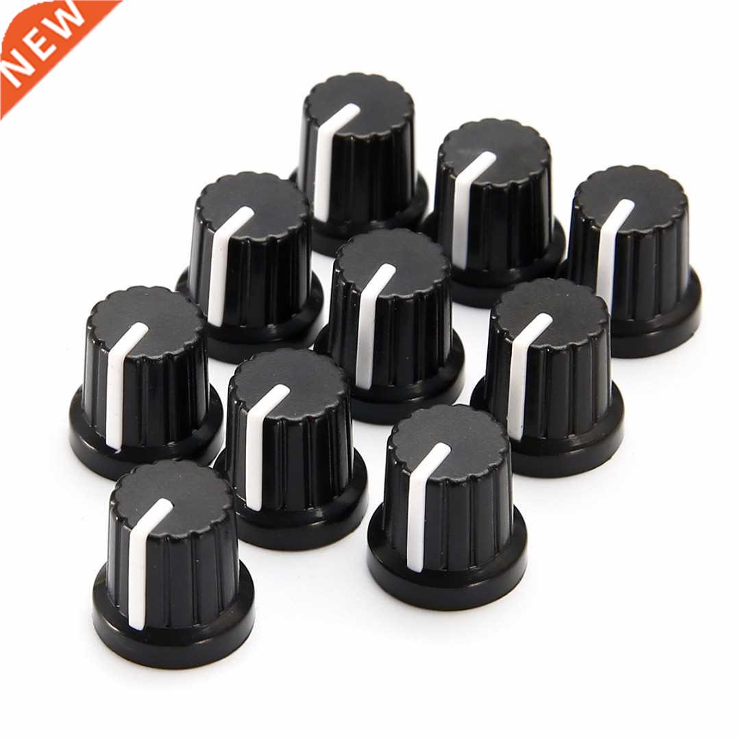 10pcs Potentiometer Knob Caps For 6mm Shaft Hole Volume Cont