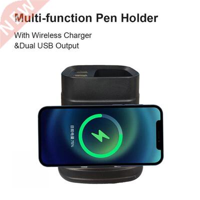 -in-1 5W/10W Mobile Phone Wireless Charger Stand Desk Pe