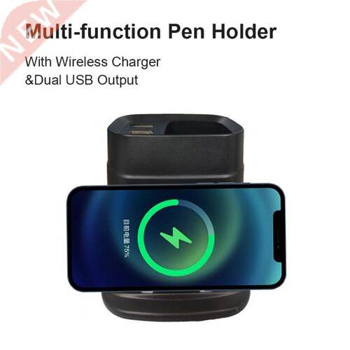 -in-1 5W/10W Mobile Phone Wireless Charger Stand Desk Pe