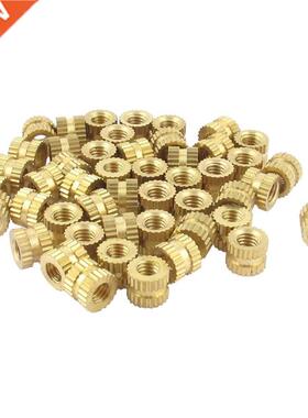 M3 x 3mm x 4mm Brass Injection Molding Knurled Threaded Inse