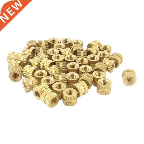 M3 x 3mm x 4mm Brass Injection Molding Knurled Threaded Inse
