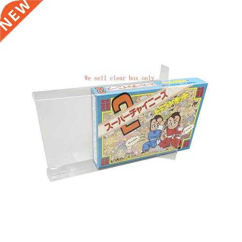 Transparent PET Clection box storage case for FC game card