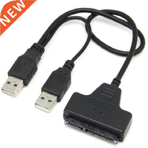 USB 2.0 Male To Sata 22 Pin Converter Adapter Cable 2.5 Inch