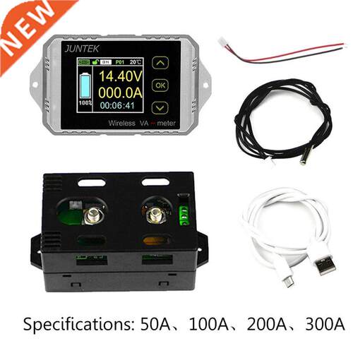 2018 New DC 120V 50A~300A Wireless Ammeter Voltage KWh Watt