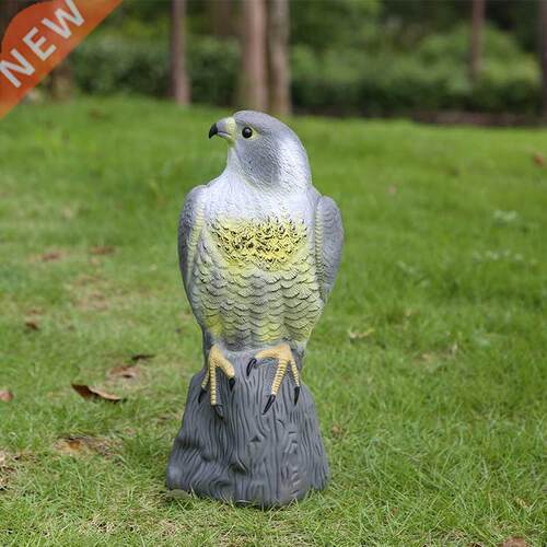 Fake Realistic Bird Scarer Plastic Eagle Falcon Decoy Scarec