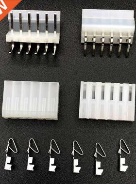 8Sets=64pcs CH3.96mm connector 6P 6pin CH3.96 curved Bending