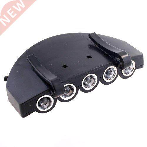 5 LED Head Cap Hat Clip Light Lamp Flashlight HandsFree For