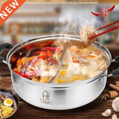 28cm Stainless Steel Pot hotpot Induction Cooker Gas Stove C