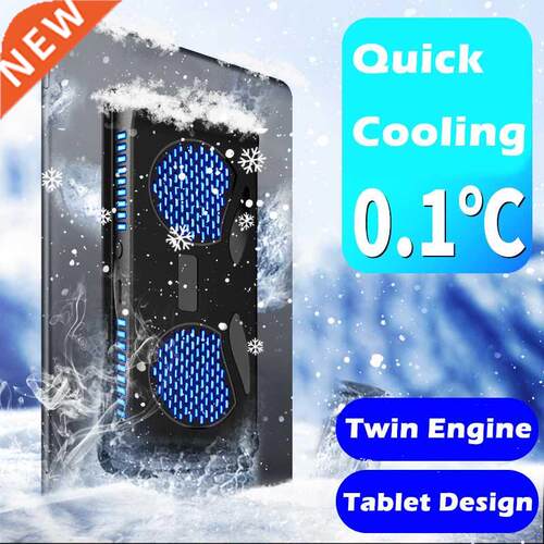 Dual Module Tablet Cooler Pad High Power Cooling Fan 10 Inch