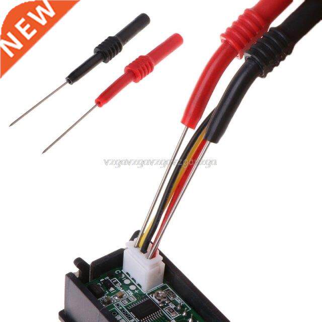 2PCS Test Leads Pn L95mm Sprng Test Probe Tps nsulated T - 实物图