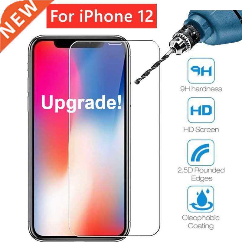 9H Tempered Glass For iPhone 12 7 8 6 S 6S Plus X XR XS MAX