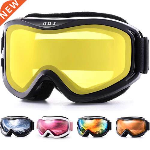 Ski Goggles,Winter Snow Sports with Anti-fog Double Lens ski