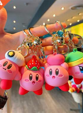 Cartoon Waddle Dee Doo Game Sweet Pink Kirby Anime Pendant K