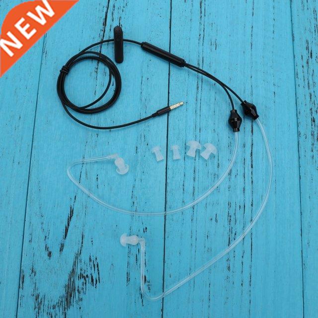 3.5mm silicone Stereo air tube radiation-proof earphoneAnti-