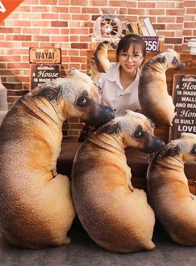 3D Dog Prnt Pllow Sofa Decoraton Mat Fun Creatve Husky