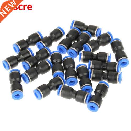 20PCS/Lot 6mm Tube OD 1/4'' Pneumatc Straght Push Connecto