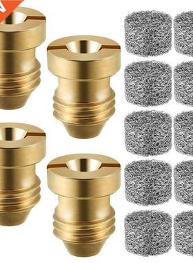 4 Pieces Foam Cannon Orifice Nozzle Tips and 10 Pieces Foam