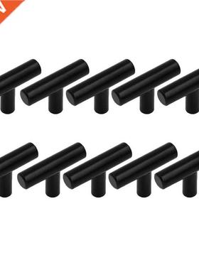 Single Hole Black Cabinet Knobs and Pulls Door Cupboards Dra